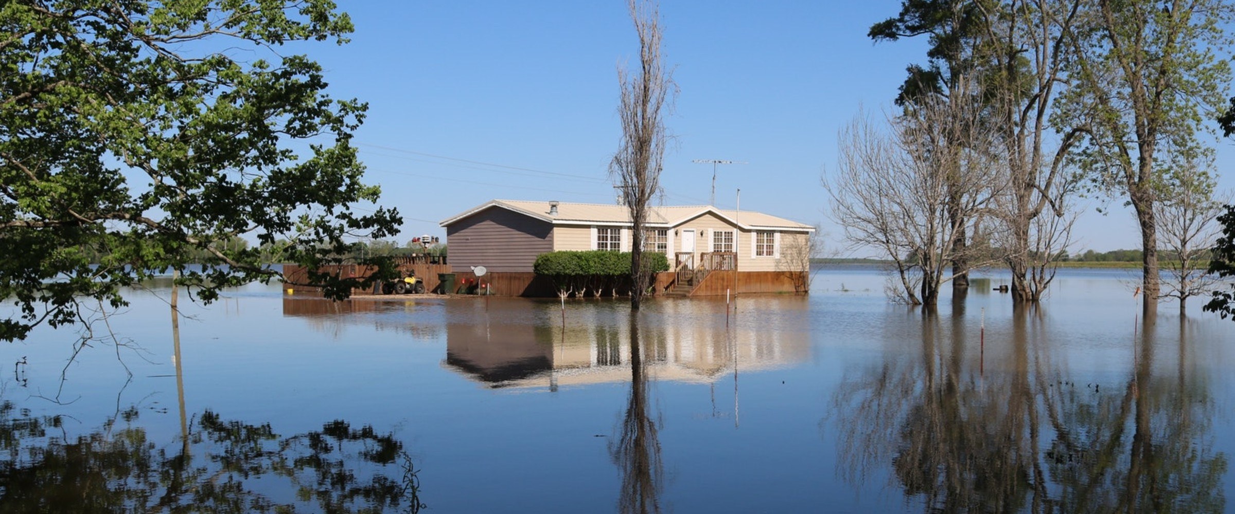 flooded home